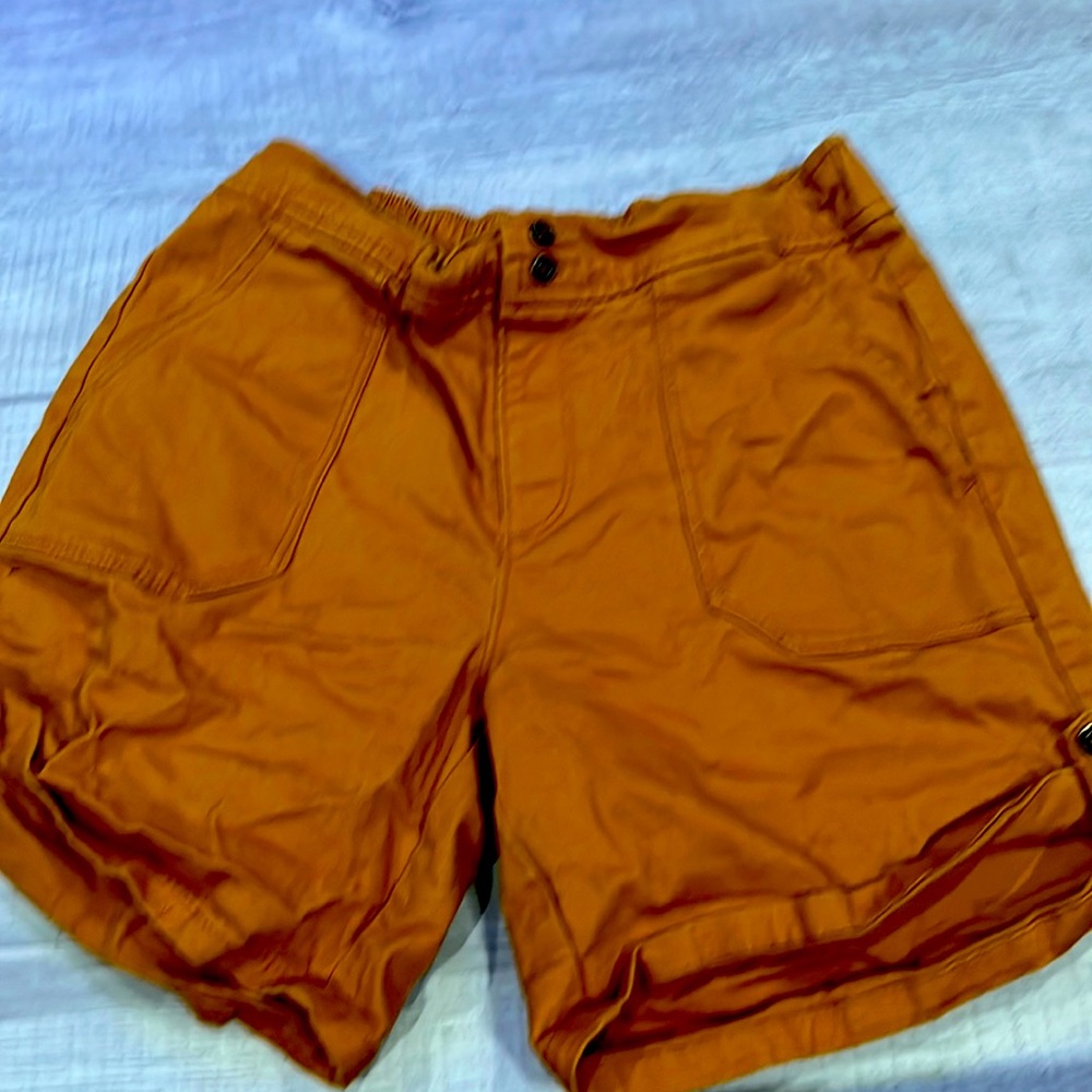 Orange shorts girls